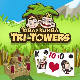 Kiba &amp; Kumba Tri Towers Solitaire